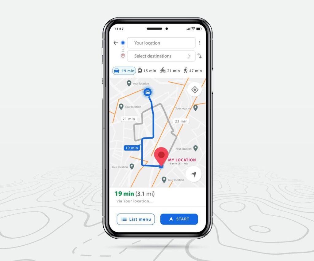 Breakdown recovery app for the Bradford area on a mobile